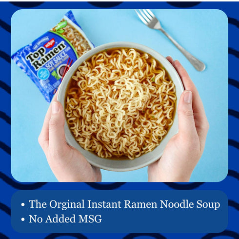 3 (Pack 24) Nissin Top Ramen Noodle Soup, Soy Sauce, Ounce