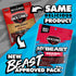 (10 Pack) 1.25 oz 13g 100% Jack Link's x MrBeast Original Beef Jerky - Bags - Ready to Eat Protein Snacks - Protein per