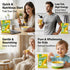 xapuo 600g (30g 20 Packets), Pure Corn Porridge Instant Breakfast Mix, Unsweetened, No Added Sugar, X Fine Powder Easy