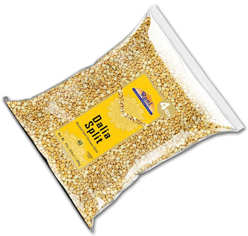 4lbs (64oz) Rani Daliya Split (Roasted Split Chickpeas Dalia) ~ All Natural | Vegan | Indian Origin