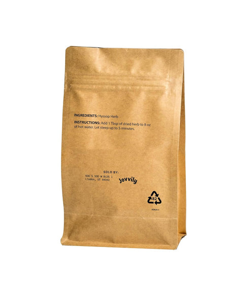 Jovvily Hyssop Herb - 4 oz - Herbal Tea - Cut & Sifted