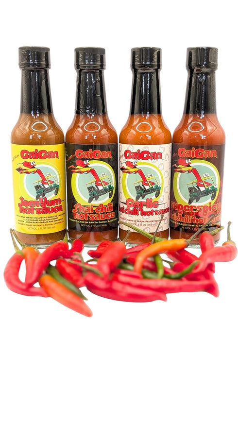 GaiGan Thai Chili Hot Sauce 4 Pack