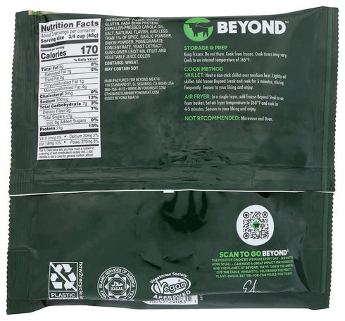 10 Oz Beyond Meat Beyond Steak Plant-Based Seared Tips
