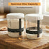 50oz Premium Sourdough Starter Jar Kit - Large Wide Mouth Glass Jar with Bamboo Lid,Cloth Cover, Date Tracker