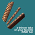 KIND THINS Dark Chocolate Nuts & Sea Salt Bars, Gluten Free, 4g Sugar, 10 Count, 0.74 oz Bars