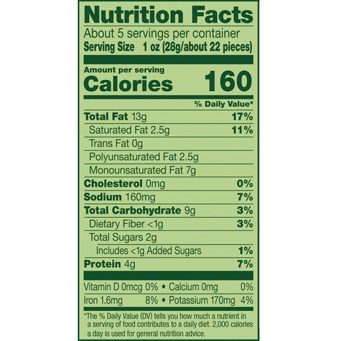 5 Oz, (Pack 4) Emerald Nuts, Jalapeno Cashews, Resealable Bag