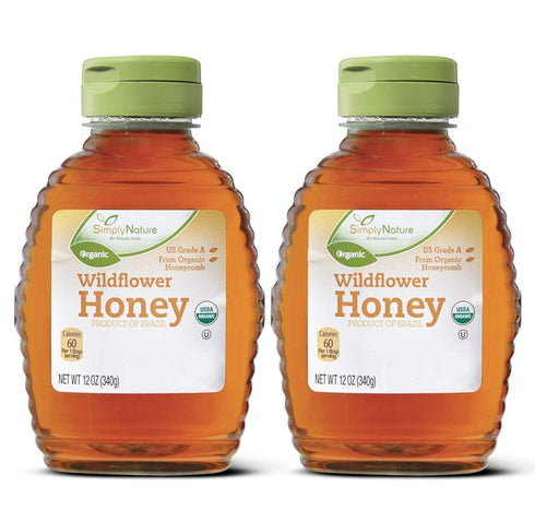 Simply Nature 2 Pack Wildflower Honey Organic Certified Grade A (2)