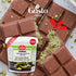 30% 35 oz (1kg), GUSTO ETNA Dubai Pistachio Chocolate Bar Filling- Pistachio Cream with Crispy Kataifi Pistachios