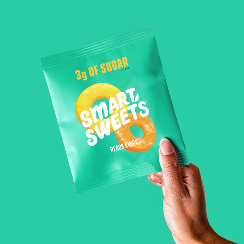 1.8 Smart Sweets, Peach Rings, Ounce