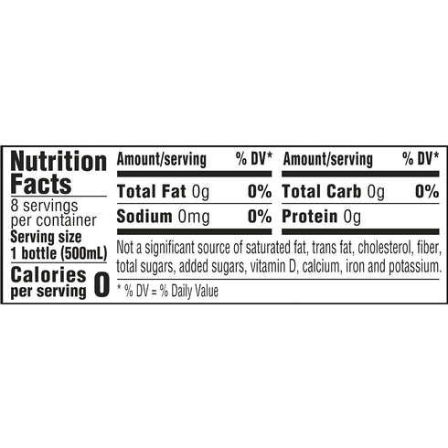 16.91 Oz (Pack 8) Deer Park Sparkling Water, Black Cherry, Fl