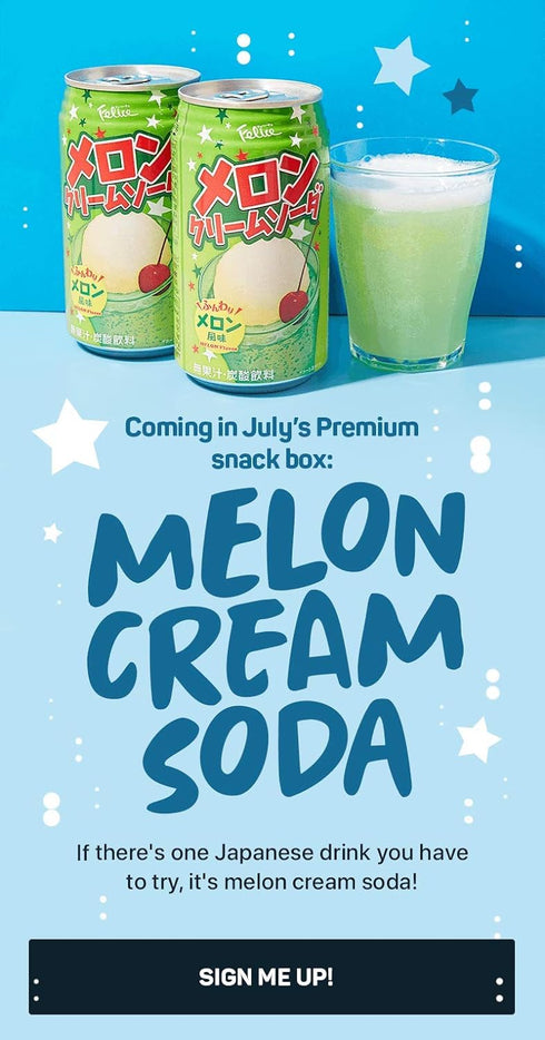 FELICE 11.83 Oz Pack 12 Melon Cream Soda, Extremely Popular in Japan - Fl |