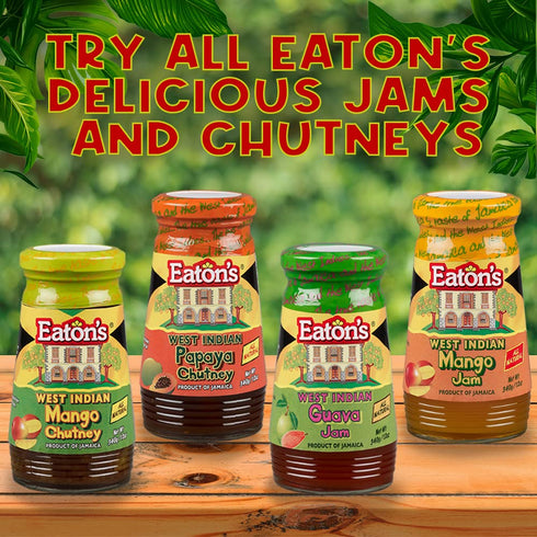 Eaton's Guava Jam - All-Natural Jamaican Guava Jam, for Bagels, Biscuits, Crackers, English Muffins, and French Bread