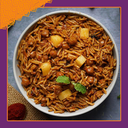 90 10.05 oz, 3-Pack Patak's Delhi Spiced Rice, Fragrant Basmati with Chickpeas, Onion & Tomato, Kosher, Vegan