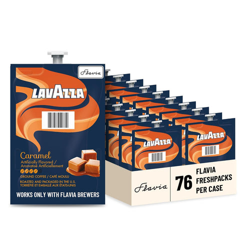 Flavia Lavazza Caramel Coffee Freshpacks works only with Flavia Brewers (Case of