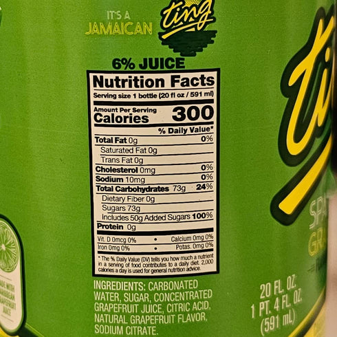 Mya's Jamaican Pantry 3 Pack, 20 oz D&G Ting fl Bottles