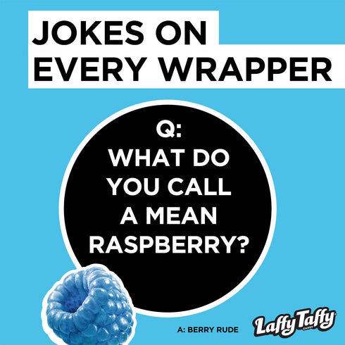 (145 Laffy Taffy Candy, Blue Raspberry Flavored, Individually Wrapped Candy Pieces)