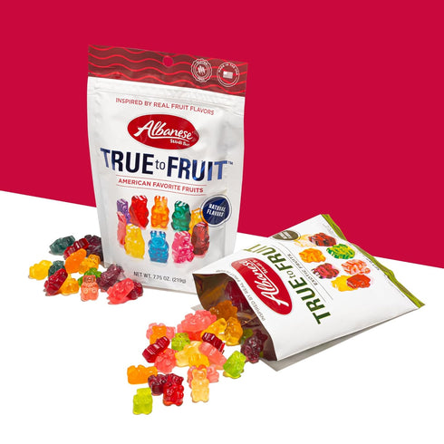 Albanese Gummies, Pack, 5oz Gummy (Pack 6), World's Best True to Fruit Variety Bag of Candy of Individually Wrapped