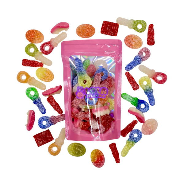 Swedish Candy Mix from Sweden, Assorted Sweet & Sour Gummies, Godis, Watermelon,