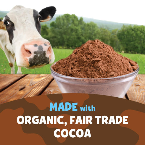 1% 64 Oz Organic Valley, Milk Uht Low Fat Chocolate, Fl