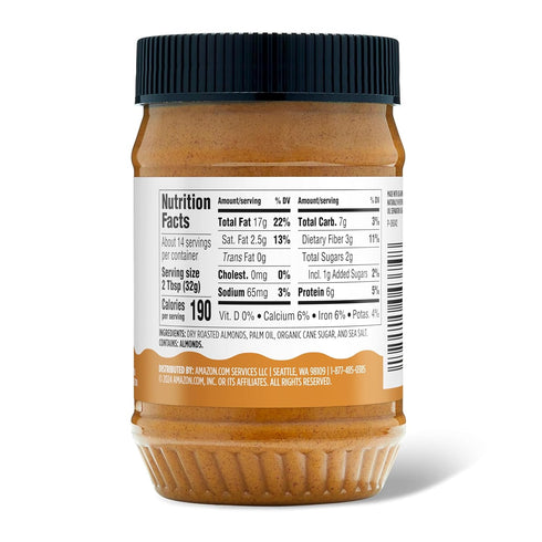 16 Oz Amazon Grocery, Creamy Almond Butter