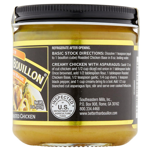 8 (Pack 2) Better than Bouillon Premium Roasted Beef Base & Roasted Chicken Base ounce Jars