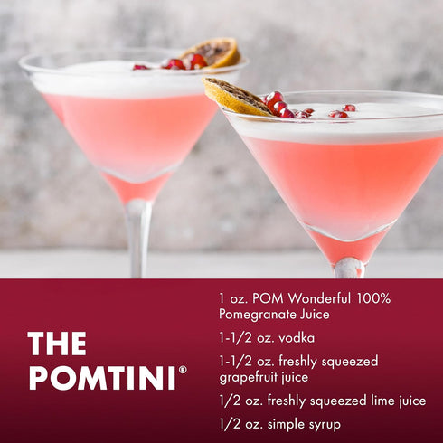 100% 8 Oz (Pack 8) POM Wonderful Pomegranate Juice, Fl