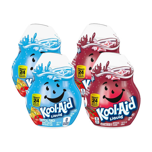 Kool-Aid Cherry & Tropical Punch Liquid Drink Mix (Variety Pack)