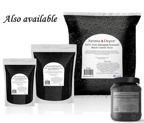8 oz Black Seed Powder, GROUND (Nigella Sativa), 100% Non-GMO, Gluten Free