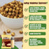 1 (500g 2 Packs) Manna Sattu/Sattoo Drink Mix (Natural) - Indian Protein Mix, High Fibre, Healthy Roasted Chickpeas