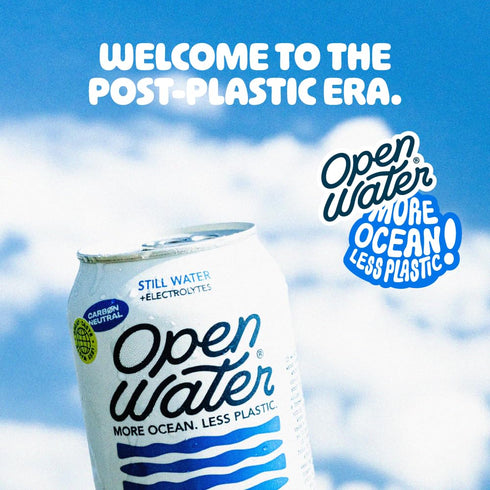 12oz (1 12 7.0 Open Water Still cans case, cans) - Sustainable Aluminum Canned Still Water With Electrolytes - pH