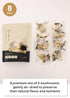 5 5-6g 8 Packs Korean Food Organic Dried Mixed Mushrooms - Premium Varieties, Low-Temperature Dried, x