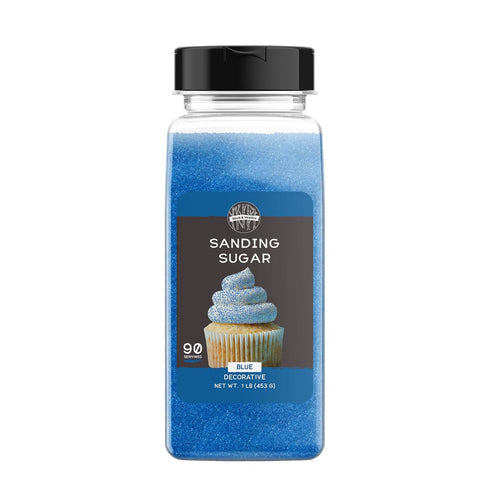 Birch & Meadow Blue Sanding Sugar, 1 lb, Colorful Sugar Crystals for