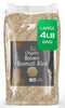 Jiva Organic Brown Basmati Rice 4 Pound Bag - Premium Quality from