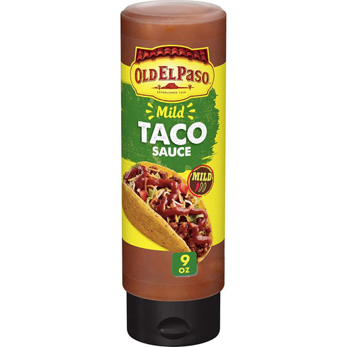 Old El Paso Mild Taco Sauce, 9 oz Squeeze Bottle