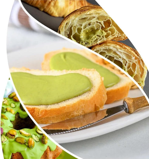 7 oz (200g) UNIQBITE Pistachio Cream, Natural Sweet Pistachio Butter Spread Paste for Dubai Chocolate Bar, No Palm-Oil