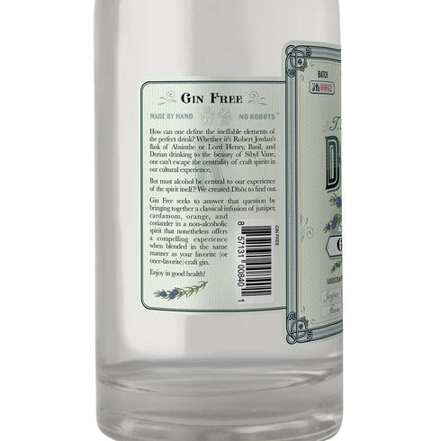 5 Pack 750 ML Dhos Handcrafted Non-Alcoholic Gin w Fever Tree Club Soda - Keto-Friendly, Zero Sugar, Zero Calories