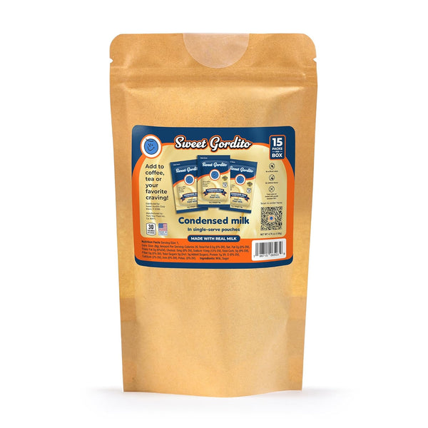 Condensed Milk Sachets Ziplog (15 pack) - Ideal for coffee! Each Ziplog