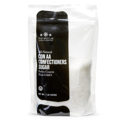 The Spice Lab Confectioners Sugar - Extra Coarse Sugar Crystals for Baking and Cupcake Decorations, 1 Pound