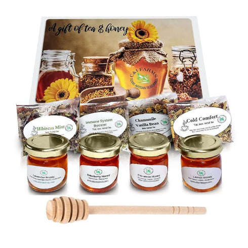 C & J Farms C&J Farms Texas Gourmet Artisan Seasonings A Gift of Tea and Honey