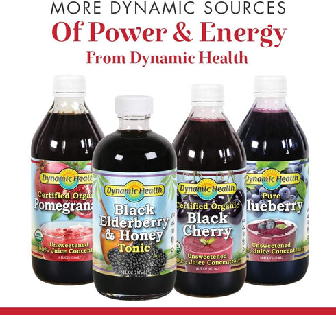 100% 16oz Dynamic Health Mangosteen Gold | Organic Mangosteen Juice | Vegetarian, No Gluten or BPA, Dietary Supplement