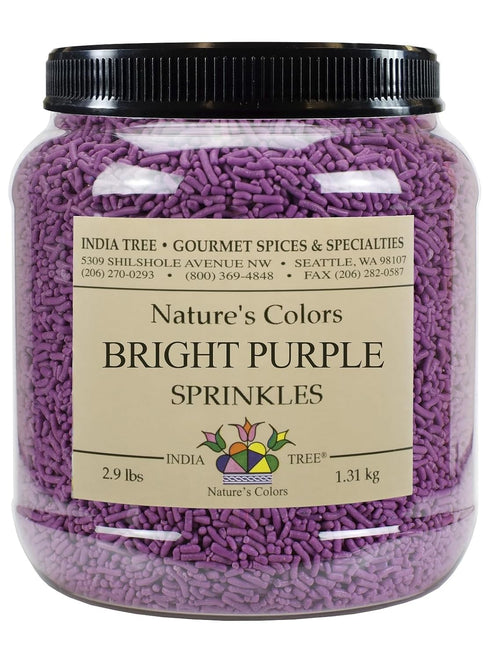 Bright Purple Sprinkles, Shimmery Sugar Sprinkles for Baking and Decorating, 2.9 Lb