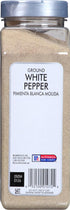18 oz 18 McCormick Culinary Ground White Pepper, - One Ounce Container of Bulk Ground White Pepper Powder, Great