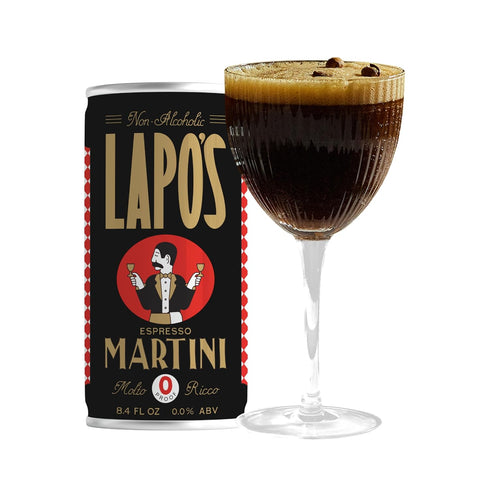 Lapo's Espresso Martini, Non Alcoholic Drink, Mocktail with Coffee, Cinnamon & Vanilla