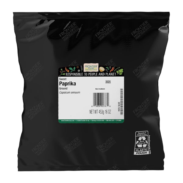 Frontier Co-op Sweet Ground Paprika, 1lb Bulk Bag - Mild and Vibrant