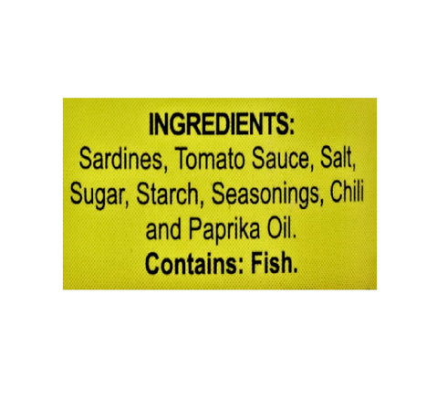 Chili Infused Sardines in Tomato Sauce