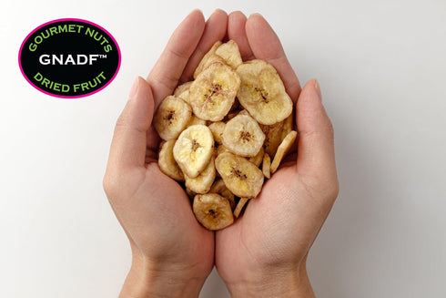 5, 10, 25 Lb. (5 lbs) GNADF | Sweetened Banana Chips | Available in sizes | Gourmet Nuts And Dried Fruit |