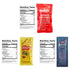150 pack 50 150 Pack, Chronos Condiment assortment gift - Single Serve Pouches of Each: Ketchup, Mustard, and Mayo
