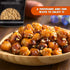 Packed 1 lb. (16 oz.) Chickpeas, Yellow double roasted, No Salt, Tasty Snack, Plant-Based Protein, Versatile, Energy