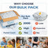 Generic Packets, 2000 Count Premium Cane Sugar Individually Wrapped, Bulk, for Coffee, Tea, Office, Restaurant