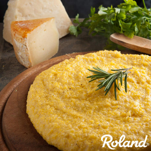5 Lb Roland Foods Medium Grain Yellow Polenta from Italy, Bag